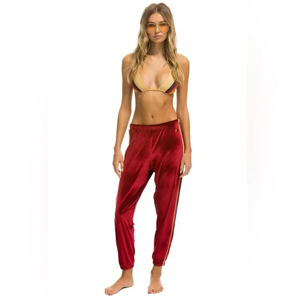 Aviator Nation Classic Velvet Sweatpants
